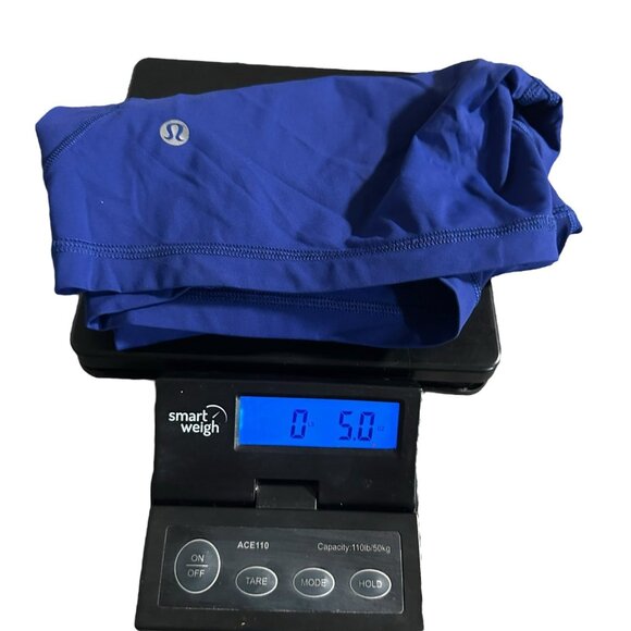 Lululemon Fast and Free High Rise Shorts 6" BlueSize 12 Gym Running Pockets - Picture 10 of 10